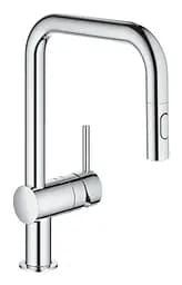 Смеситель для кухни с выдвижным изливом Grohe Minta 32322002 Хром