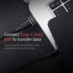 Перехідник Baseus USB Male To Type-C Female 2.4A - мініатюра 5
