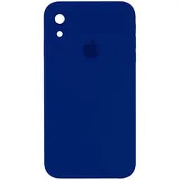 Чохол Epik Silicone Case Square Full Camera Protective AA для Apple iPhone XR 6.1 Синій/Deep navy
