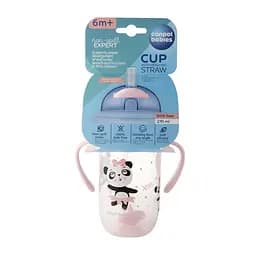 Кружка непроливайка з трубочкою та обтяжувачем Exotic animals Canpol babies 56/606-pin 270 мл - мініатюра 6
