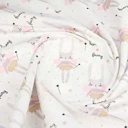 Пелюшка багаторазова Cosas непромокаюча Bunny Fairy 100x120 см, рожева - мініатюра 3