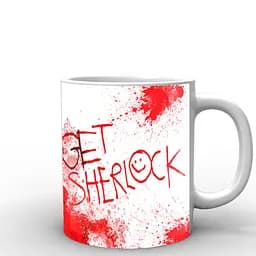 Кухоль GeekLand Шерлок Холмс Sherlock GET SHERLOCK SH.002.04 330 мл білий