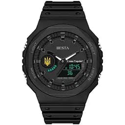 Наручний годинник чоловічий Besta Jocker UA Чорний (3229)
