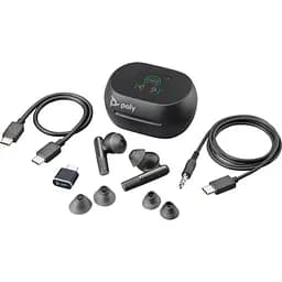 Навушники TWS Poly Voyager Free 60 + Earbuds + BT700C + TSCHC Black (7Y8G4AA)