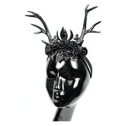 Роги Чорний олень на обручі