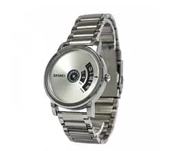 Чоловічий наручний годинник Skmei 1260 оригінальні all silver