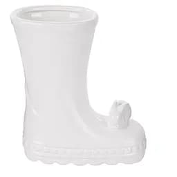 Кашпо Lefard Сапог с кроликом, 16х9х8 см, белый (940-273)