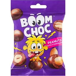 Драже Boom Choc арахис в молочном шоколаде 80 г