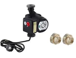 Циркуляційний насос Pumpman GRS25/80/180 Нmax 8 м Qmax 6 м³ 100 Вт з гайками (CV029798) - мініатюра 2