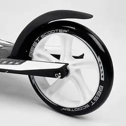 Самокат Best Scooter 89х52х90 см Чорно-білий 000231483 - мініатюра 4