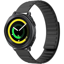 Силіконовий магнітний ремінець Primolux Magnet для годинника Samsung Gear Sport SM-R600 Black