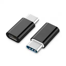 Переходник Type-C (M) - microUSB 2.0 (F), черный, Cablexpert (A-USB2-CMMF-01)