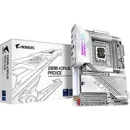 Материнська плата Gigabyte Z890 Aorus Pro Ice Socket 1851 - мініатюра 2