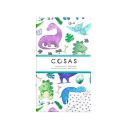 Дитяча постільна білизна Cosas COLORFUL DINO 110х140см (DinoColor_GreyBlots_140) - мініатюра 5