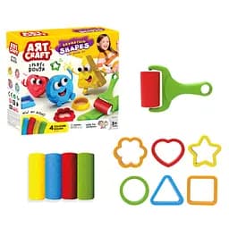 Набір для творчості Dede Art Craft Геометричні фігури із тіста з пресом 200 г (3682)