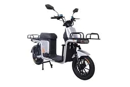 Электроскутер Грузовой с двумя большими багажниками Crosser SUPER MAX 1200W 60V30AH Li-Fe | USB зарядка Серый 