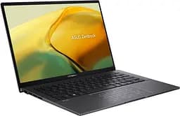Ноутбук ASUS Zenbook 14 UM3402YA-KP245 14WQXGA IPS/AMD R7-5825U/16/1024F/int/noOS/Black (90NB0W95-M00EX0) - мініатюра 2