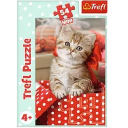 Пазли Trefl Симпатичні тварини Кошеня на подарунок Симпатичнітварини Міні 54 елементів
