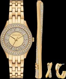 Годинник Michael Kors Mini Harlowe MK4974SET + браслет і сережки