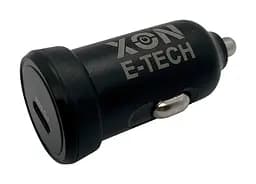 Автомобільний зарядний пристрій XON UniLink Type-C 30W Black (CU001C30WB 3487) - мініатюра 3