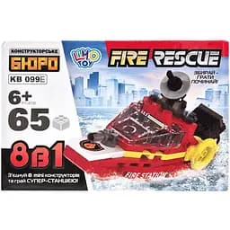 Детский конструктор Пожарная служба спасения Fire Rescue Limo Toy KB 099E 65 деталей