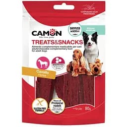 Ласощі для собак Camon джерки з кониною 80 г (AE730)
