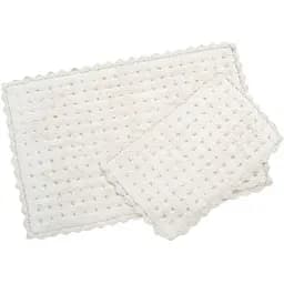 Набір килимків Irya Garnet krem 85х55 см та 55х35 см бежевий (svt-2000022260695)