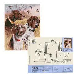 Набір з алмазною мозаїкою "На полюванні", 40*50 см, IDEA2-CK3273