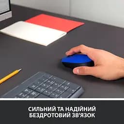 Бездротова миша Logitech M171 Wireless Blue/Black (910-004640) - мініатюра 2