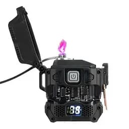 Ліхтар запальничка Multifunctional D54-2LED + BOX LCD Type-C (3+1 режими) - мініатюра 6