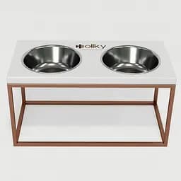 Hollky Base L — миски на підставці для середніх і великих собак (2 × 0,95 л) - мініатюра 3
