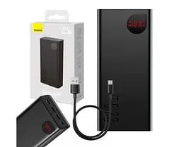 АКБ зовнішній - Умб Baseus Adaman Digital Display 400000 mAh 22.5 W Black (PPAD020001) - мініатюра 6