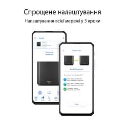 Система WiFi-Mesh ZenWiFi XT9 AX7800, 3xGE LAN, 1x2.5GE WAN, 1xUSB 3.2, 1 мод, чорний Asus teh0017201 - мініатюра 7