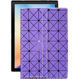 Чохол StatusCASE з екошкіри для планшету Blackview Tab 8 10,1 Фіолетовий ромб