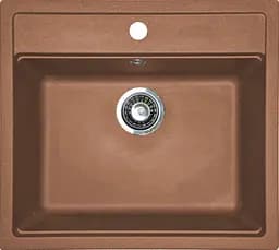 Кухонна мийка Adamant STEP terra-cotta 565x500x190 мм, без крила 56,5 см