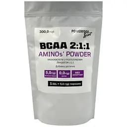 Аминокислоты Powerfood Sport BCAA 2:1:1 Amino's Powder 300 г