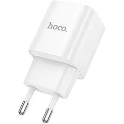 Мережевий зарядний пристрій Hoco C145A 18W White [125443] - мініатюра 2