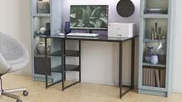 Компьютерный стол Кевин 75x100x60 черный ДСП Сосна Кембра 16мм FRD-103794