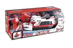 Корабль 660 S-02 "Пожарная служба" катер, акула, транспорт, свет, звук, в коробке (6946613589348)