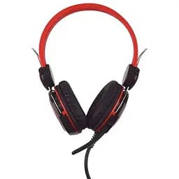 Дротові ігрові навушники Jeqang JH-819, 2м, 3.5мм, Червоний