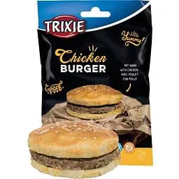 Лакомство Trixie Chicken Burger для собак Бургер с курицей 9 см 140 г