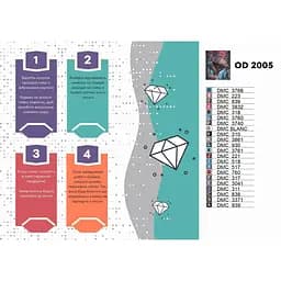Алмазна мозаїка Магічна битва. Сукуна Origami OD2005, 40х50 см - мініатюра 2
