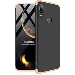 Чохол-накладка GKK 3 in 1 Hard PC Case Xiaomi Redmi 7 Gold/Black