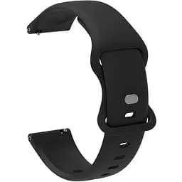 Браслет силіконовий Samsung Galaxy Watch 4 Classic 42mm - чорний 20мм Osem (WB412675)