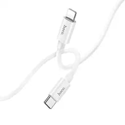 Кабель Hoco X87 Magic silicone PD charging data cable for iP білий - мініатюра 3
