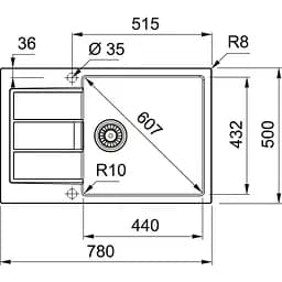 Кухонна мийка Franke Sirius 2.0 S2D 611-78 XL [143.0621.338] - мініатюра 2