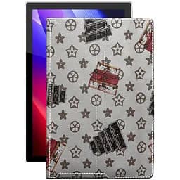 Чехол StatusCASE из экокожи для планшета iHunt PC 10 Pro Луи-Витон-белый