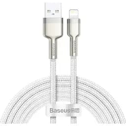 Кабель Baseus Cafule Series Metal Data Cable USB to Lightning 2.4A 2 м Белый