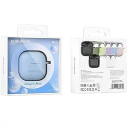 Бездротові TWS навушники Borofone BW29 Case Azure Blue - мініатюра 3