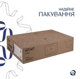 Раковина накладна Qtap Virgo N 560x380x130 White з донним клапаном QT18116308W48462 - мініатюра 5